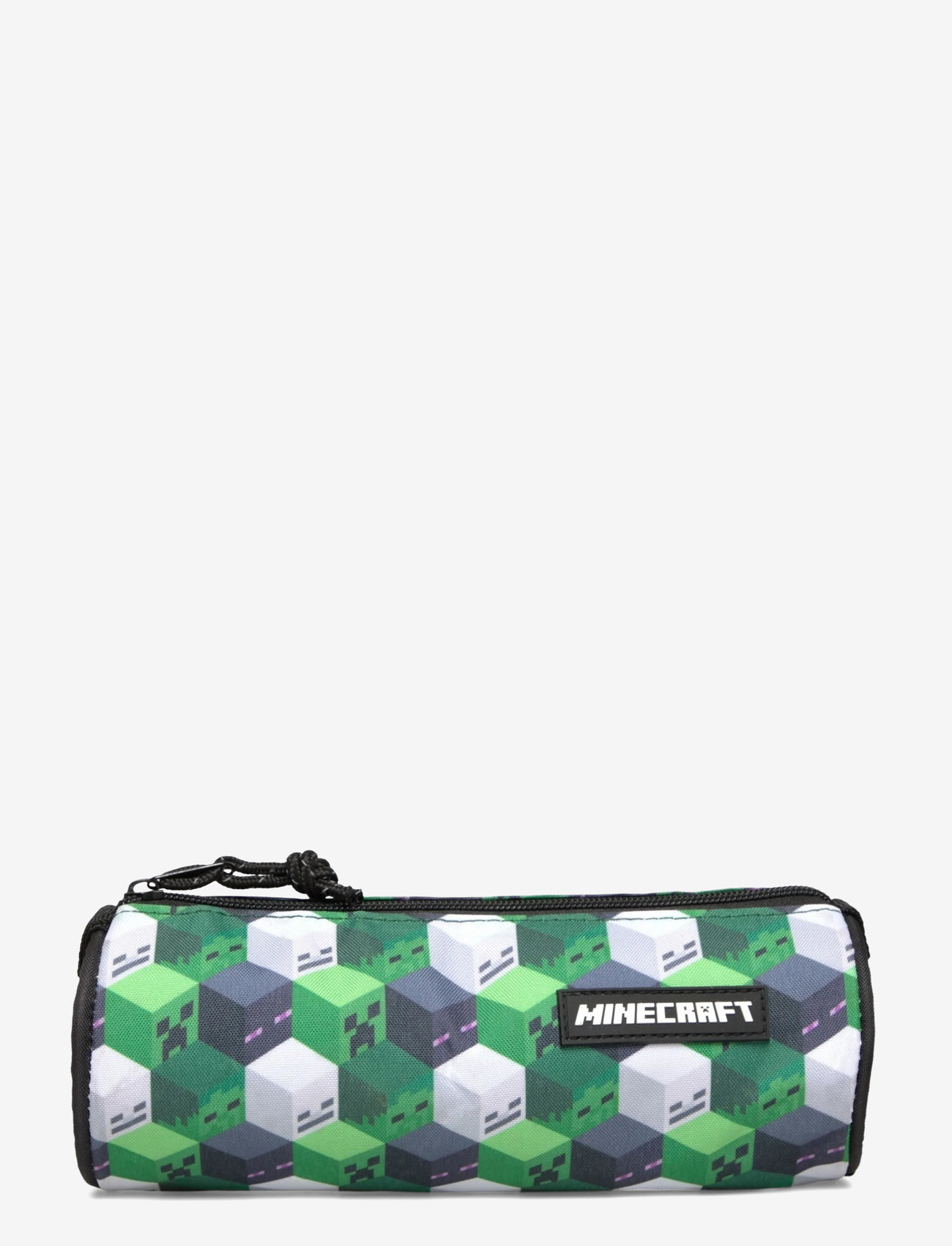 Minecraft - MINECRAFT, Round pencil case, 22 x 7 cm - federmäppchen - green - 0