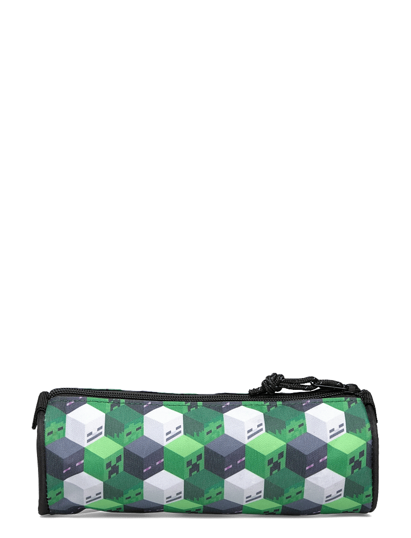 Minecraft - MINECRAFT, Round pencil case, 22 x 7 cm - federmäppchen - green - 1