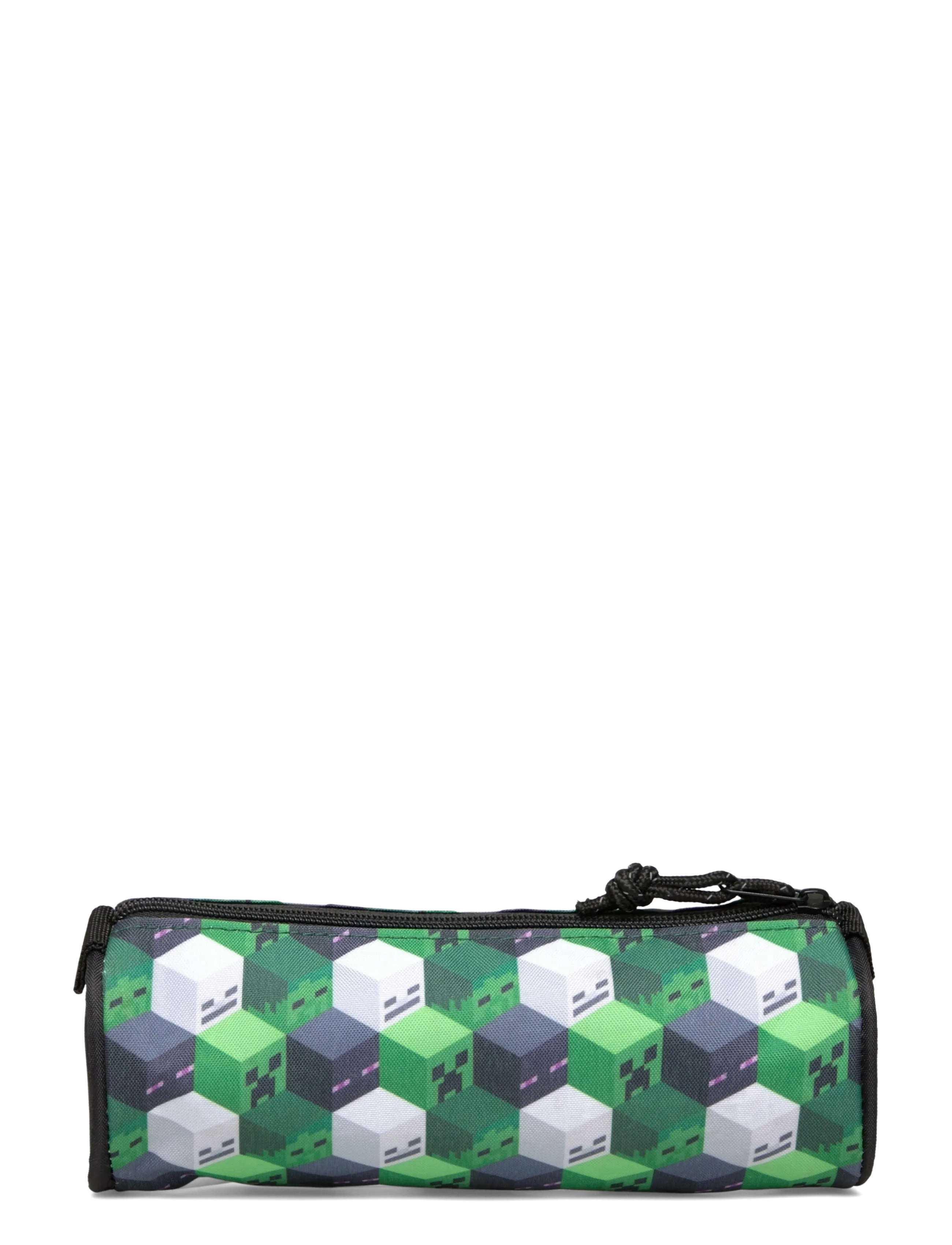 Minecraft - MINECRAFT, Round pencil case, 22 x 7 cm - etui - green - 1