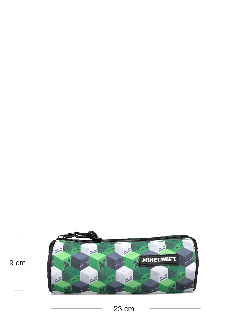 Minecraft - MINECRAFT, Round pencil case, 22 x 7 cm - federmäppchen - green - 3