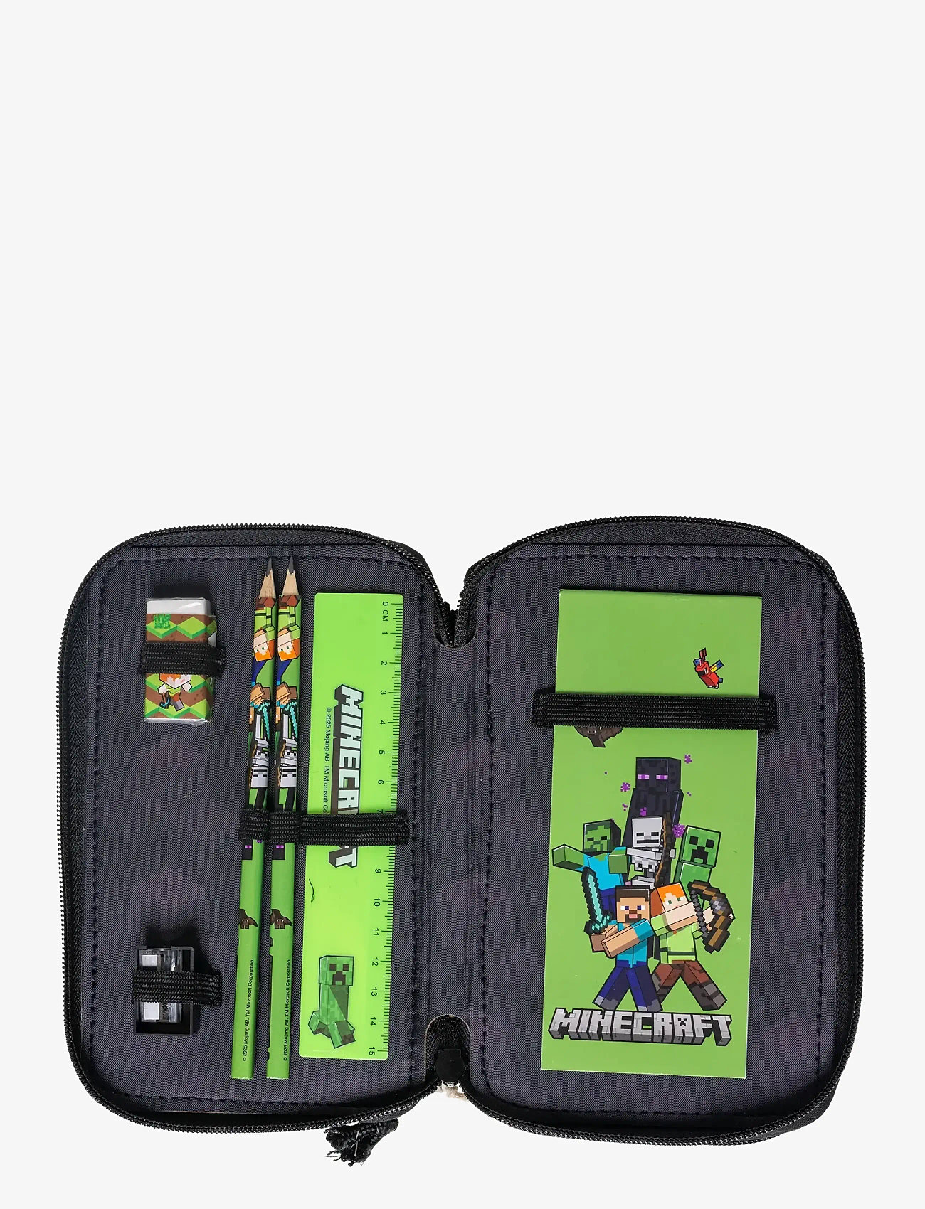 Minecraft - MINECRAFT, Fylld dubbeldäckare - pennfodral - green - 1