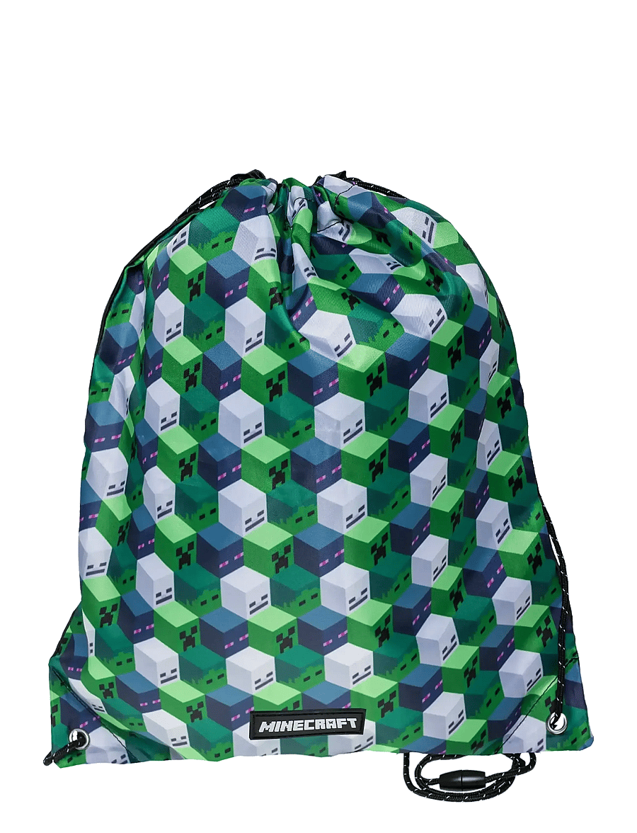 Minecraft - MINECRAFT, Draw-string gym bag, 35 x 45 cm - sporttaschen - green - 0