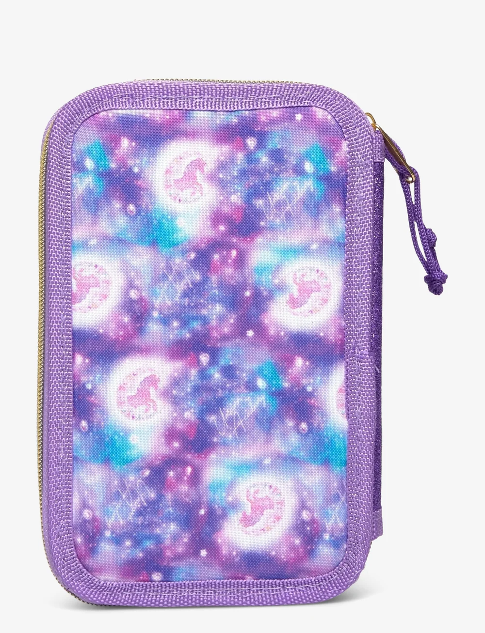 Einhorn - UNICORN ACADEMY, Filled double pencil case - federmäppchen - purple - 1