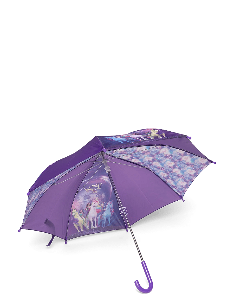 Unicorn Academy - UNICORN ACADEMY, Umbrella, L 58 cm x 70 cm - parapluies - purple - 1