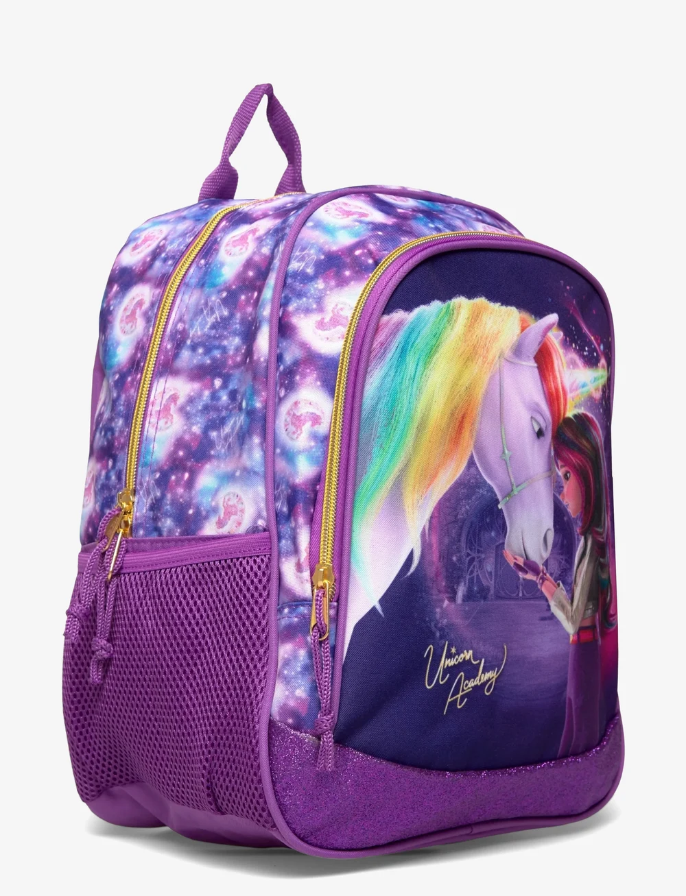Einhorn - UNICORN ACADEMY, Medium backpack, 35 x 26 x 18 cm - schultaschen - purple - 2