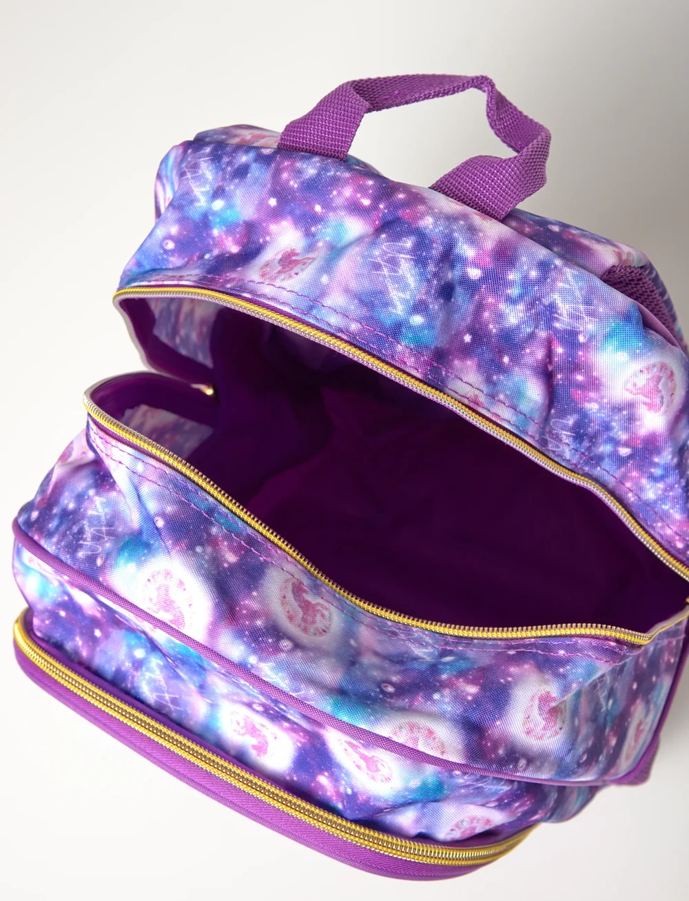 Einhorn - UNICORN ACADEMY, Medium backpack, 35 x 26 x 18 cm - schultaschen - purple - 4