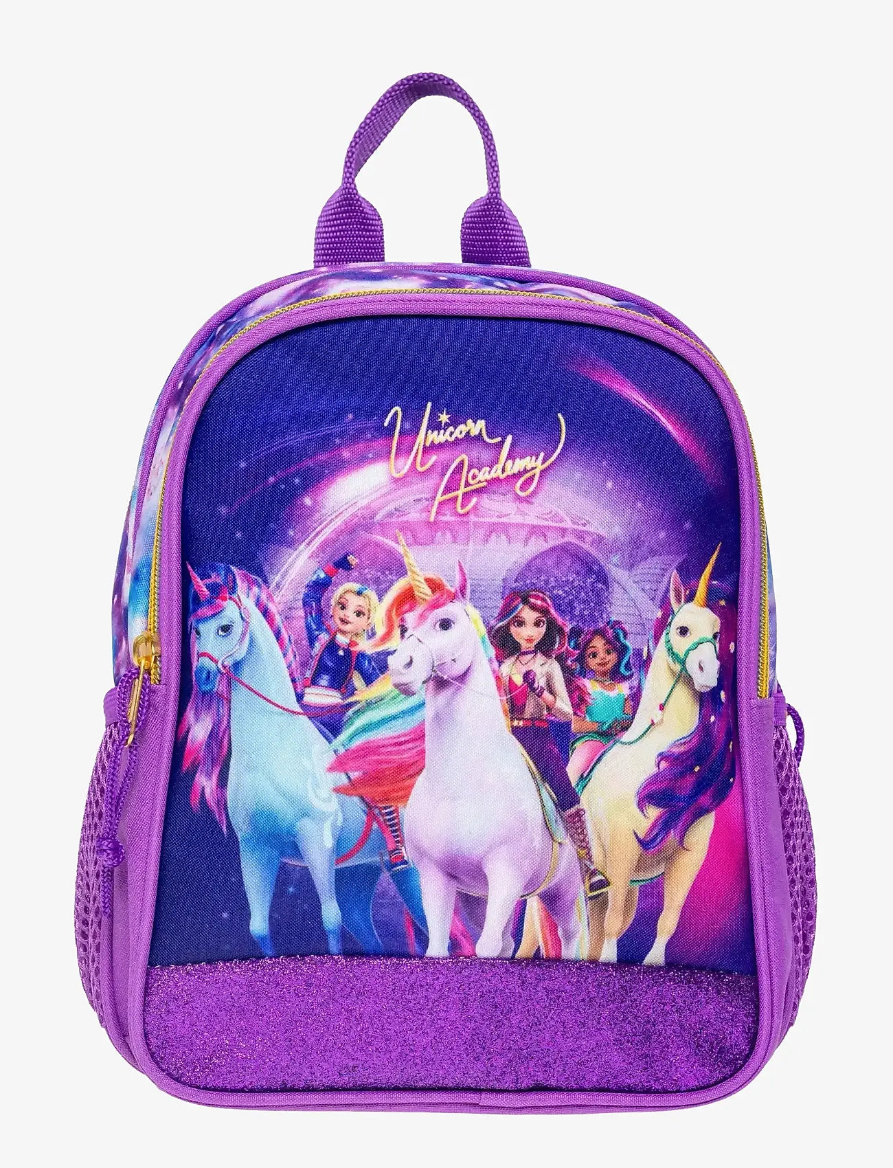 Einhorn - UNICORN ACADEMY, Small backpack 26.5 x 21 x 10 cm - schultaschen - purple - 0
