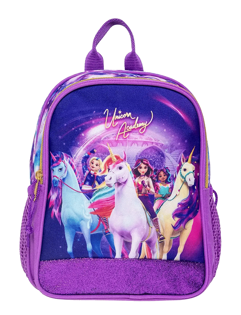 Einhorn - UNICORN ACADEMY, Small backpack 26.5 x 21 x 10 cm - schultaschen - purple - 0