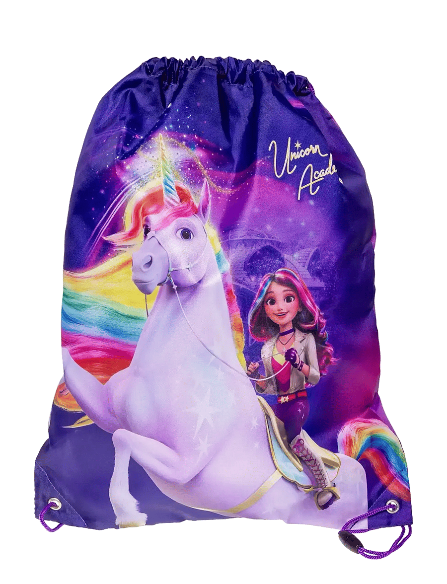 Unicorn Academy - UNICORN ACADEMY, Drawstring gym bag, 35 x 45 cm - sports bags - purple - 0