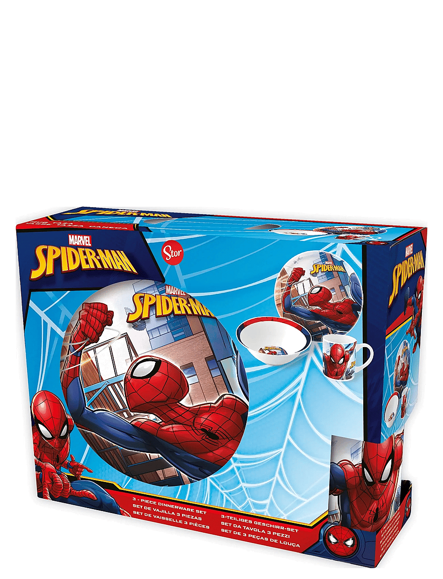 Ämblikmees - SPIDERMAN 3-pcs. ceramic dining set -plate/bowl/mug - multi coloured - 0