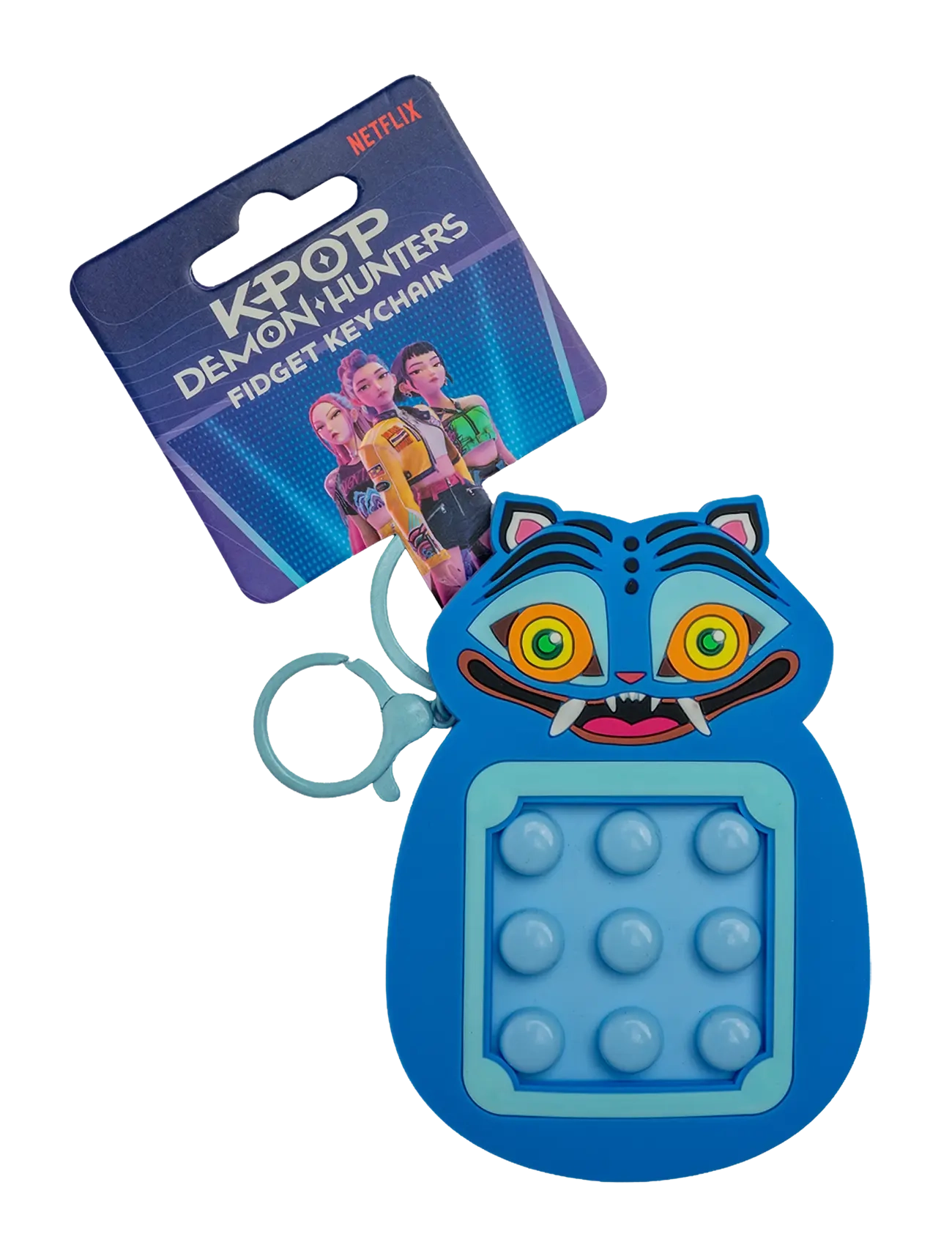 Demon Hunters Kpop Fidget Nøglekæde, One Size, Accessories, Blau - Key Chains, Kinder