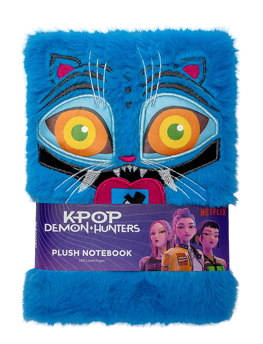 Demon Hunters - Kpop Demon Hunters Fuzzy notebook - kalender & notizbücher - blue - 0