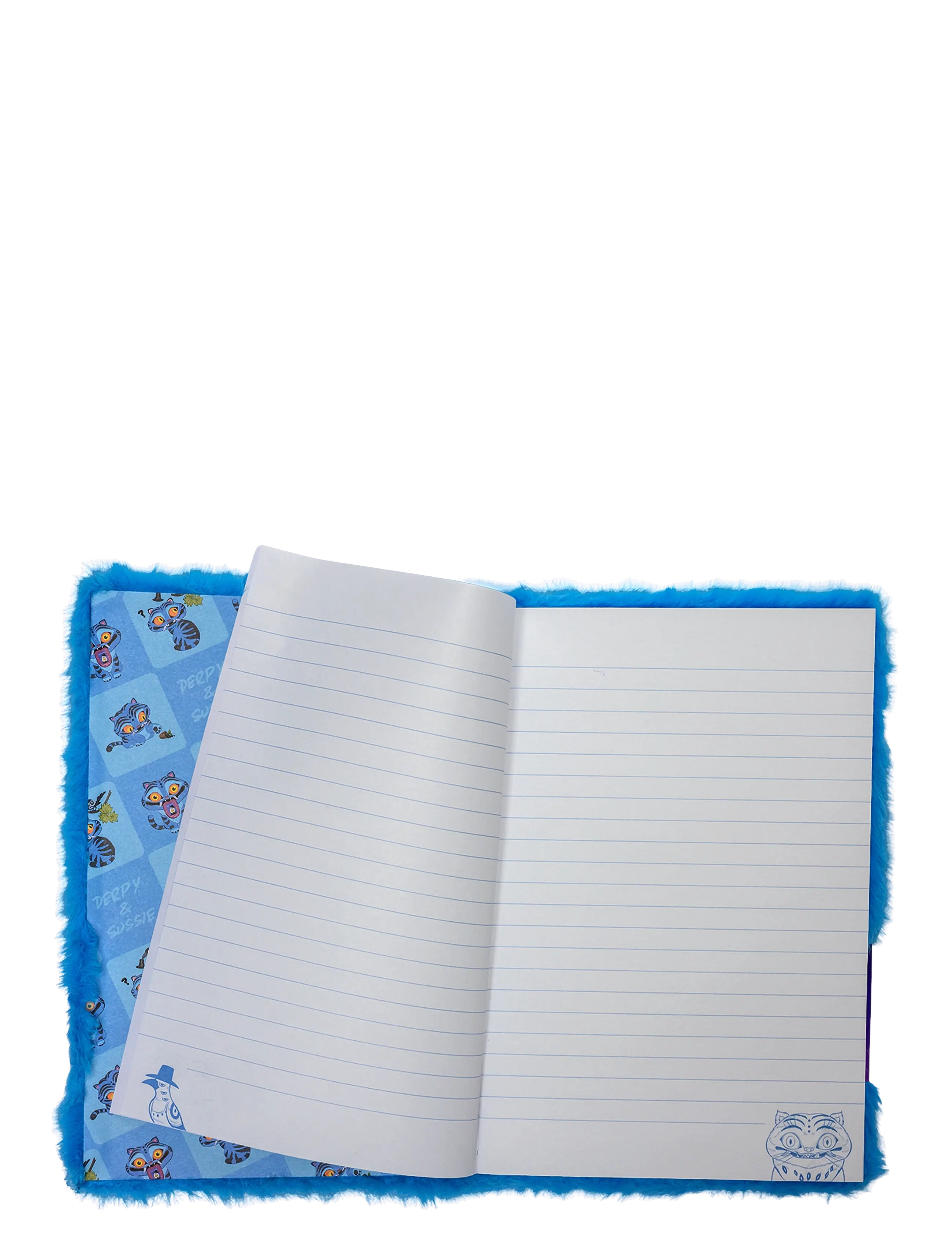 Demon Hunters - Kpop Demon Hunters Fuzzy notebook - blue - 1