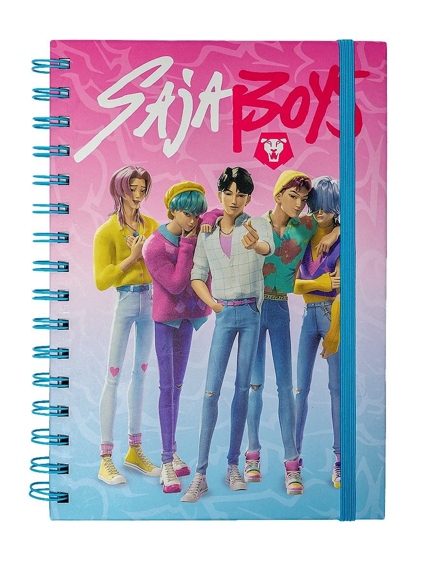 Demon Hunters - Kpop Demon Hunters A5 wiro notebook - kirjatarbed - multi coloured - 0