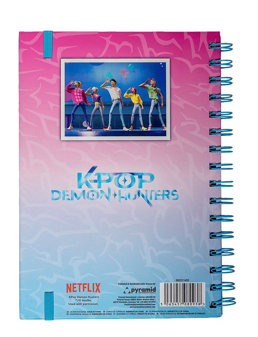 Demon Hunters - Kpop Demon Hunters A5 wiro notebook - kirjatarbed - multi coloured - 3