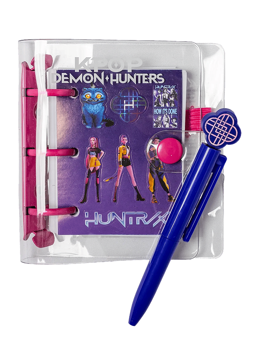 Demon Hunters - Kpop Demon Hunters Mini notebook with pen - kalender & notizbücher - purple - 0