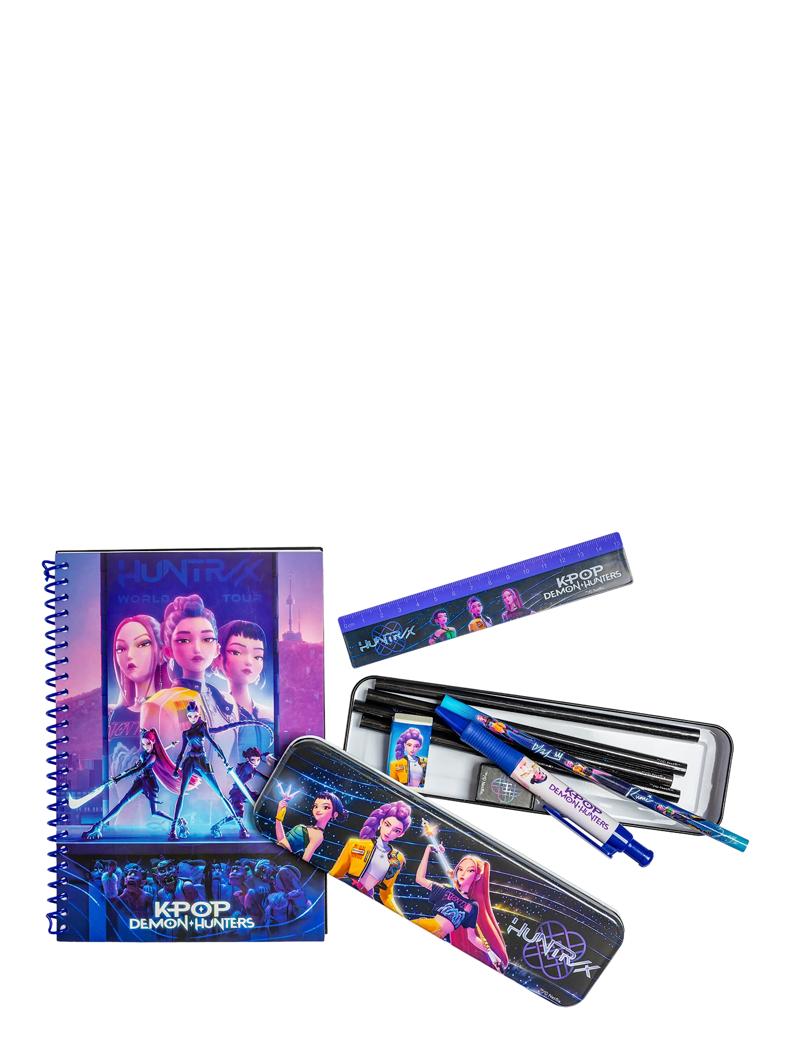 Demon Hunters - KPop Demon Hunters Stationery bumper set A5 - purple - 1