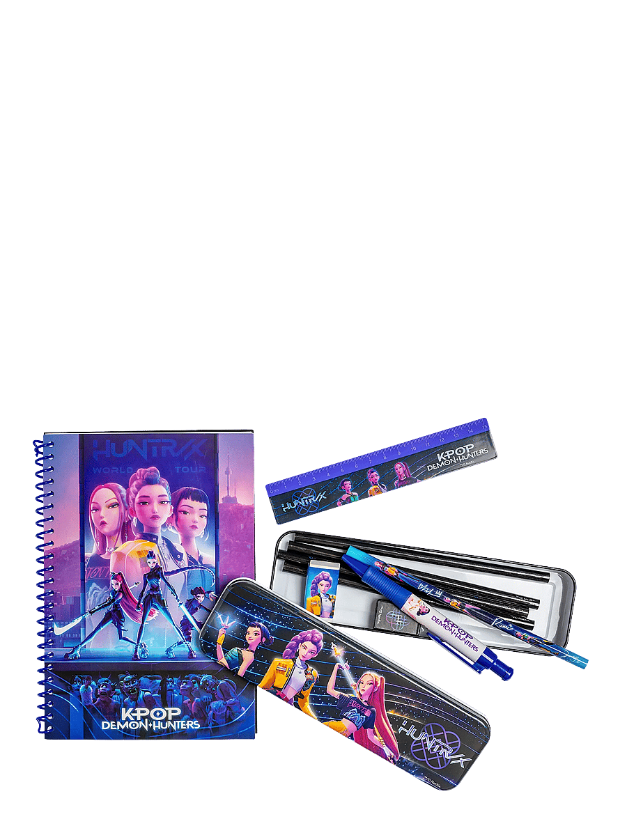 Demon Hunters - KPop Demon Hunters Stationery bumper set A5 - purple - 1