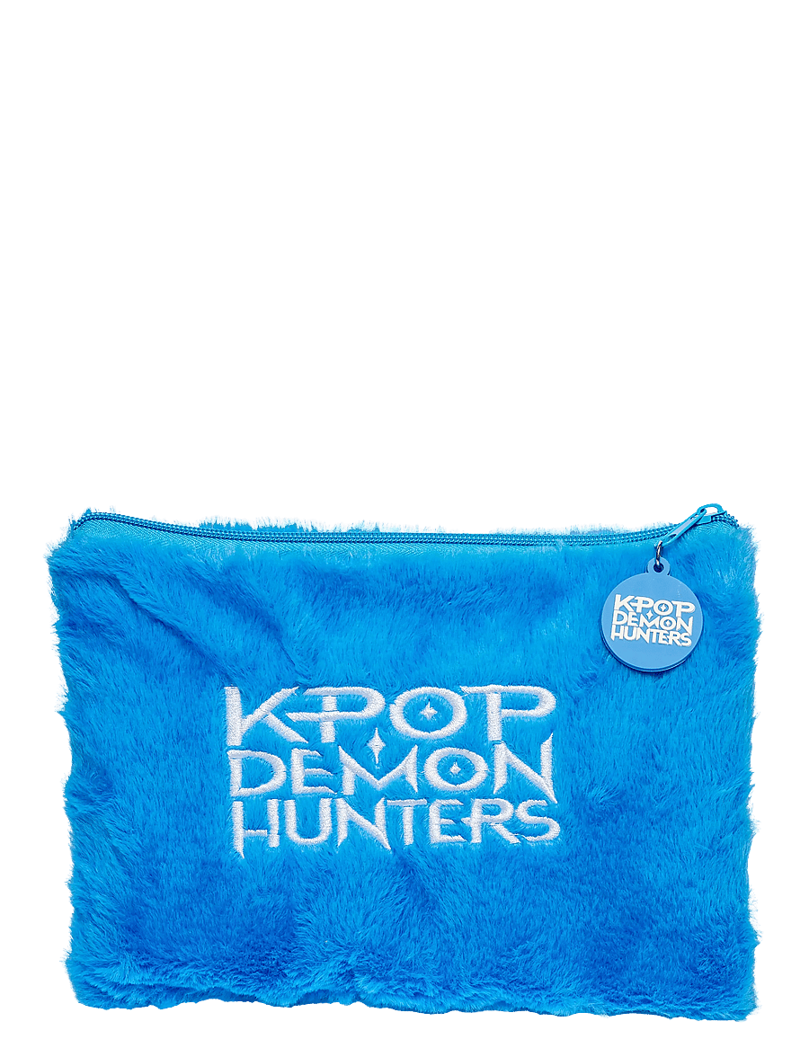 Demon Hunters - Kpop Demon Hunters pennfodral med plysch 8 - Derpy Tiger - skrivset - blue - 1