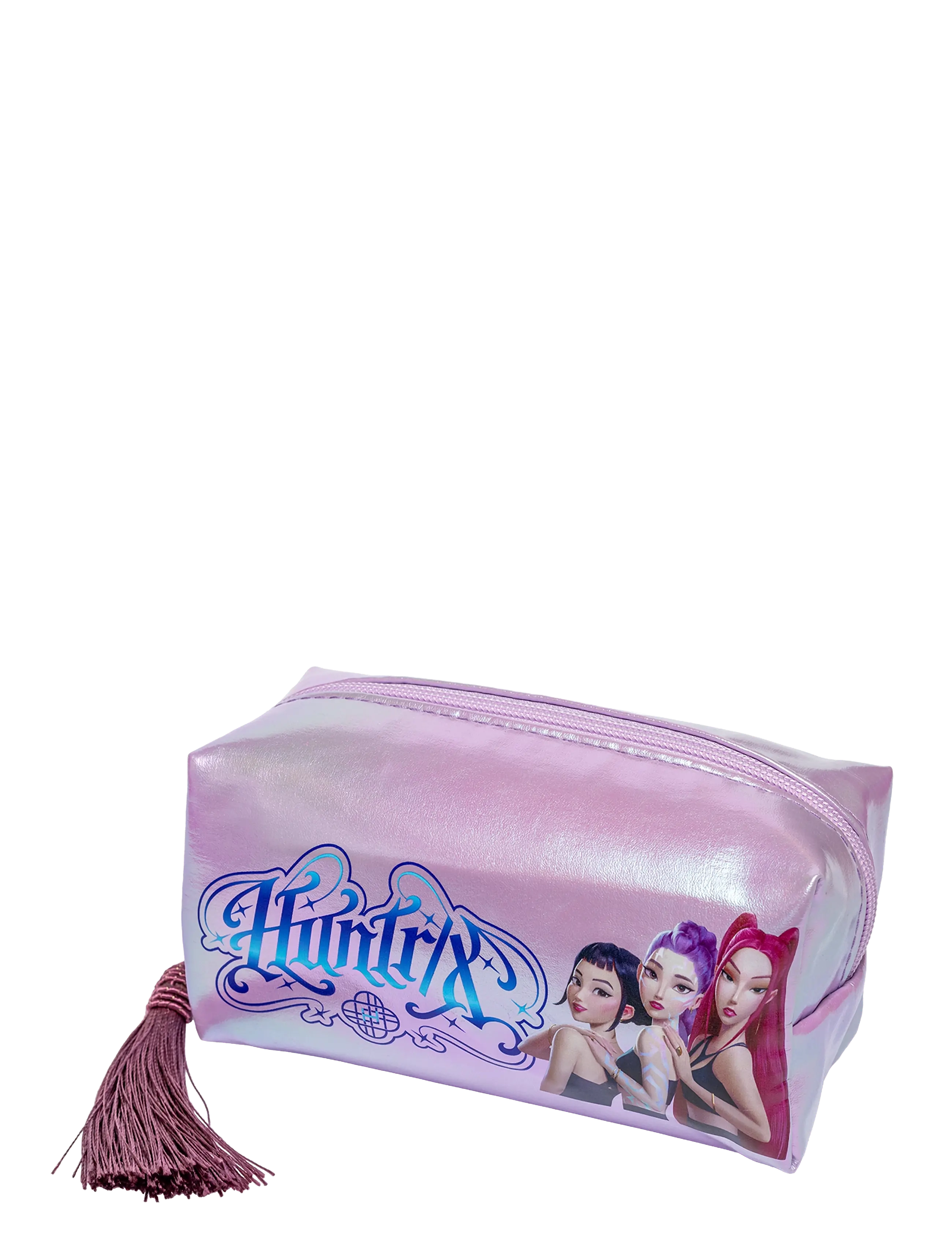 Demon Hunters Kpop Penalhus Med Fryns, One Size, Drawing, Lila - Stationery, Kinder