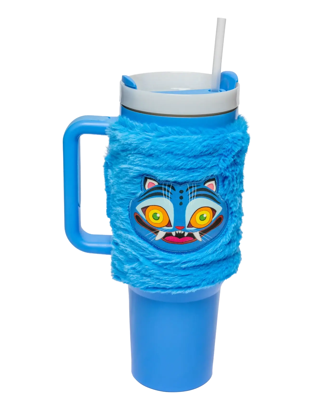 Euromic KPop Demon Hunters Tumbler med plys - Spisetid - BLUE / blue