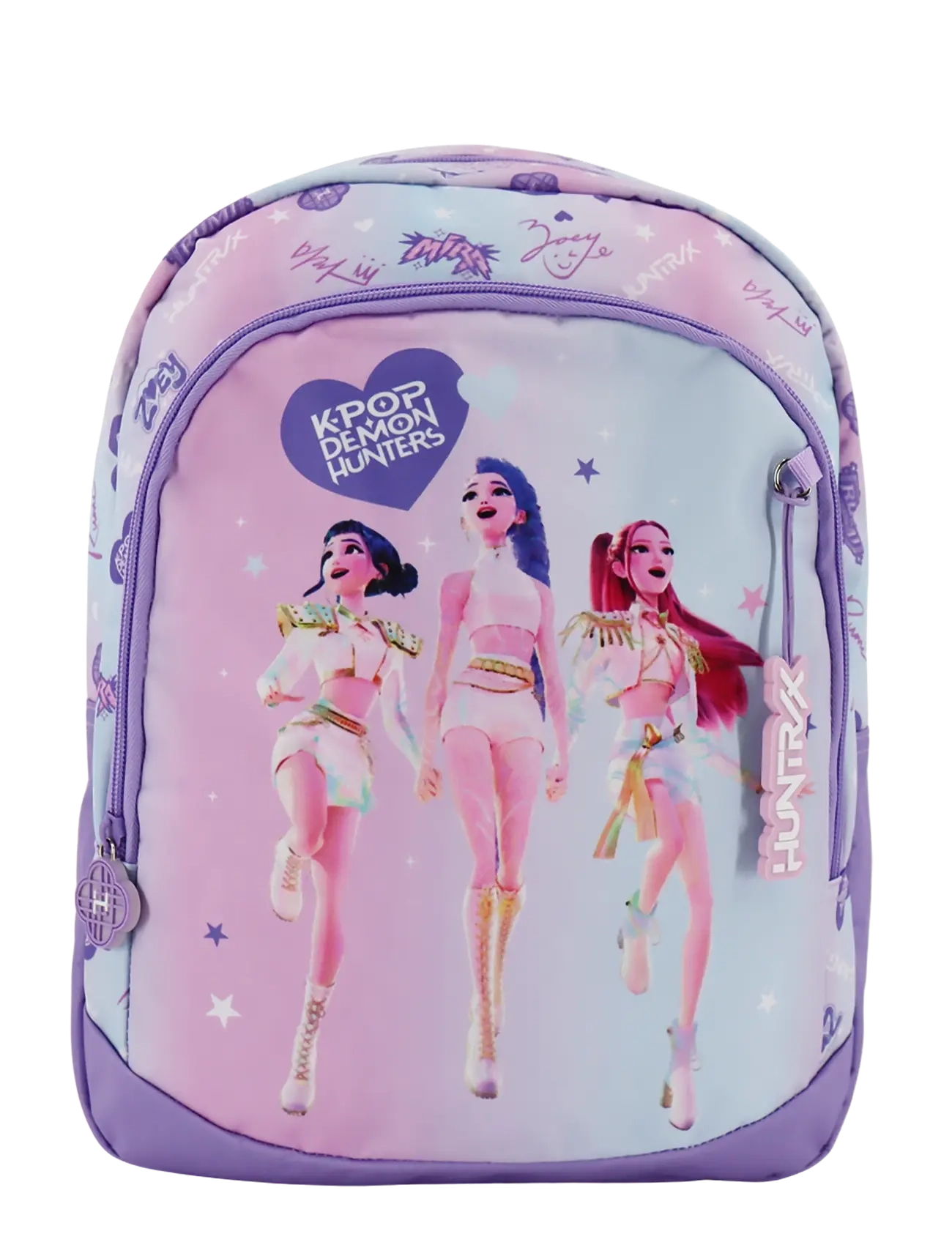 Demon Hunters Kpop Demon H. Lilac backpack with 2 compartments - Kotid - PINK / purple