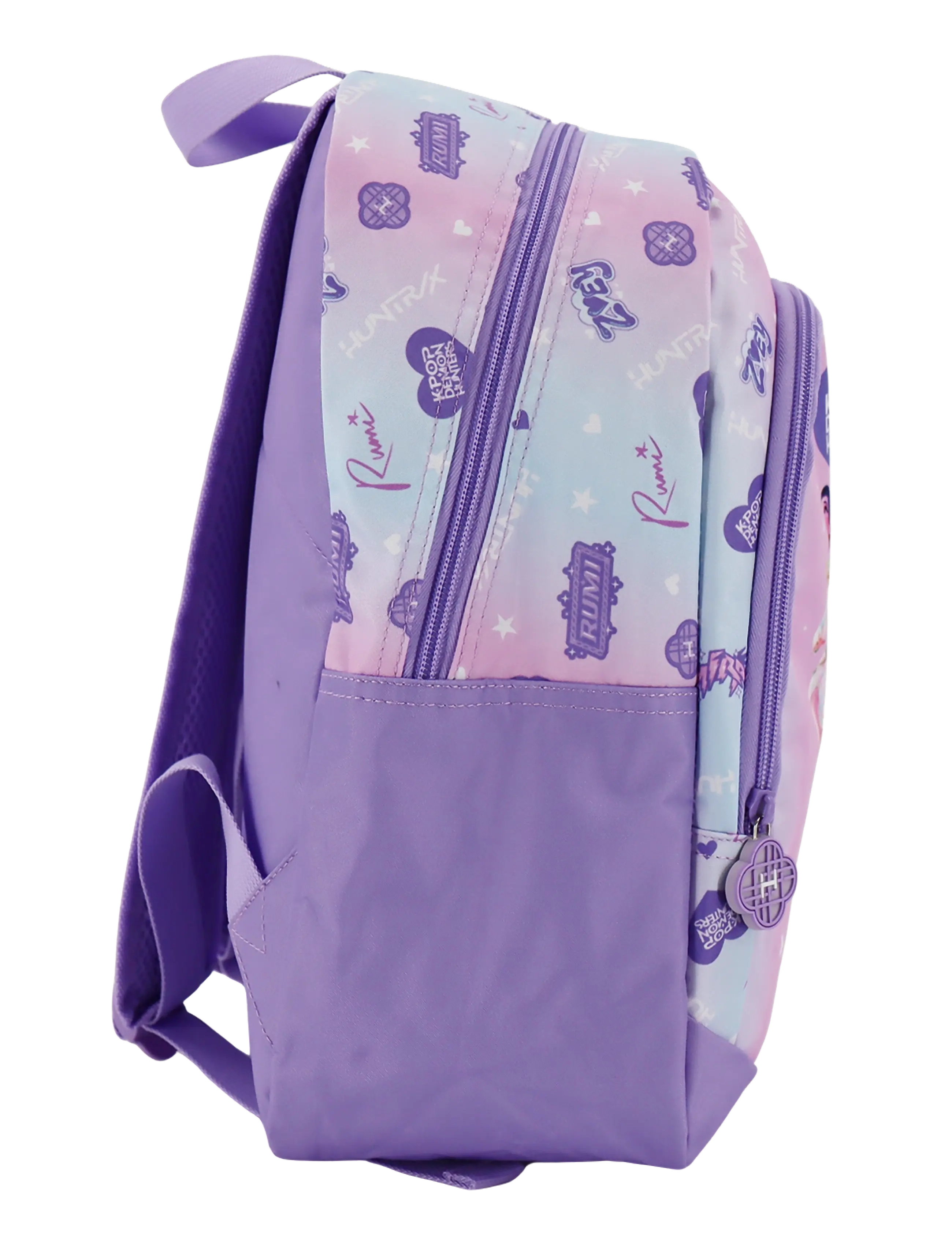 Demon Hunters - Kpop Demon H. Lilac backpack with 2 compartments - koolikotid - pink - 2