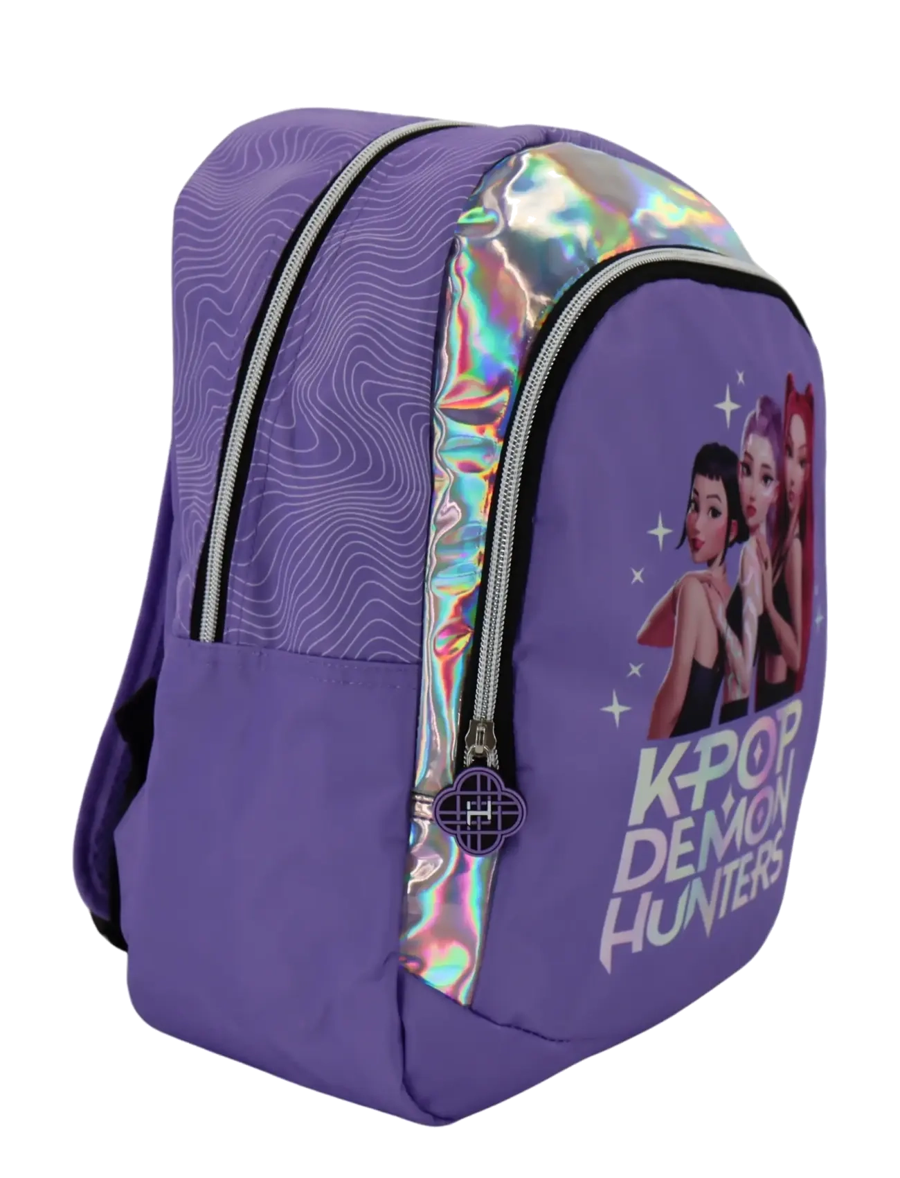 Demon Hunters - Kpop Demon Hunters Lilla rygsæk med 2 rum - purple - 1