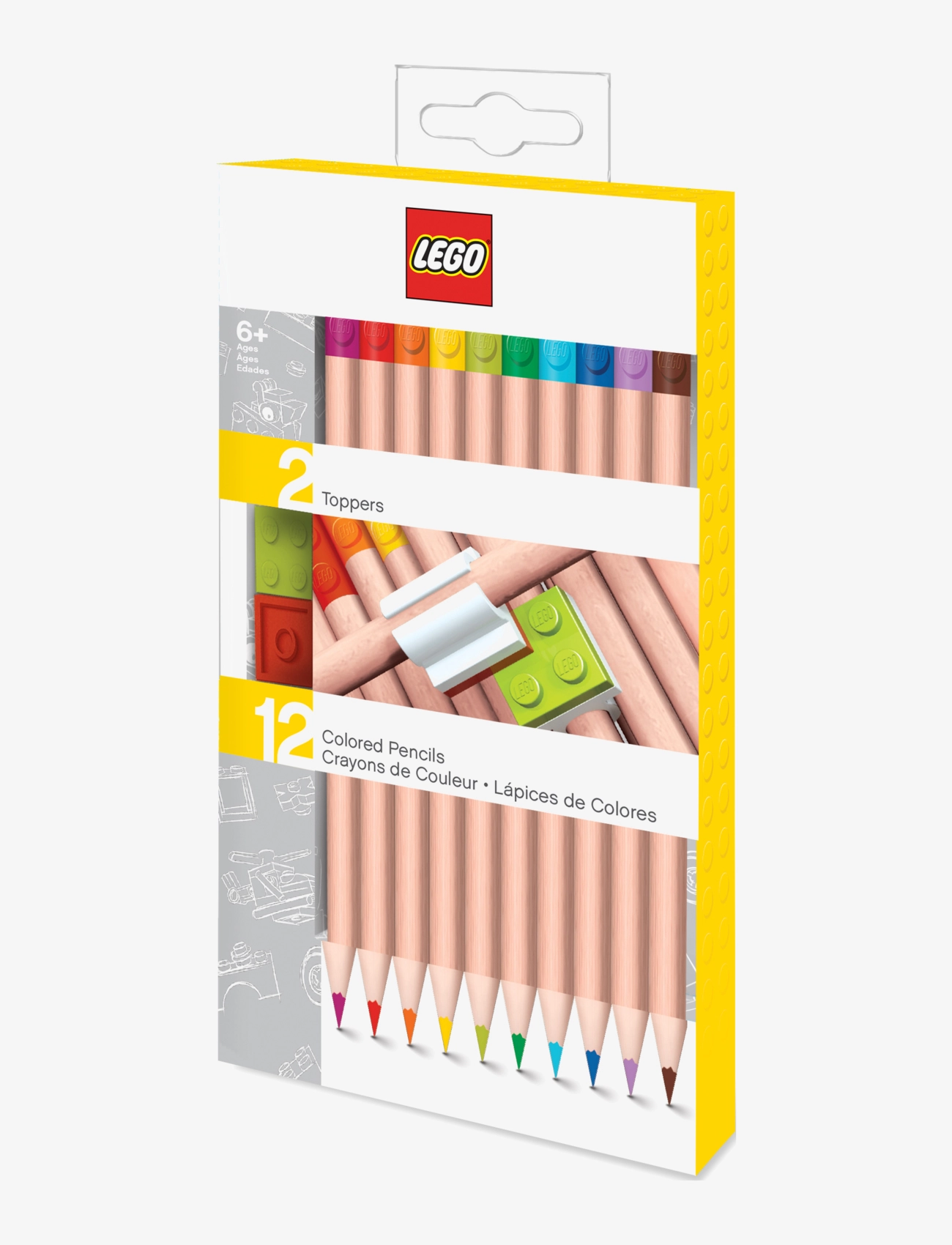 LEGO LEGO STATIONERY color pencils - 4 for 3 - YELLOW / multi