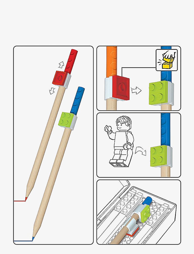 LEGO - LEGO STATIONERY color pencils - bleistifte - yellow - 4
