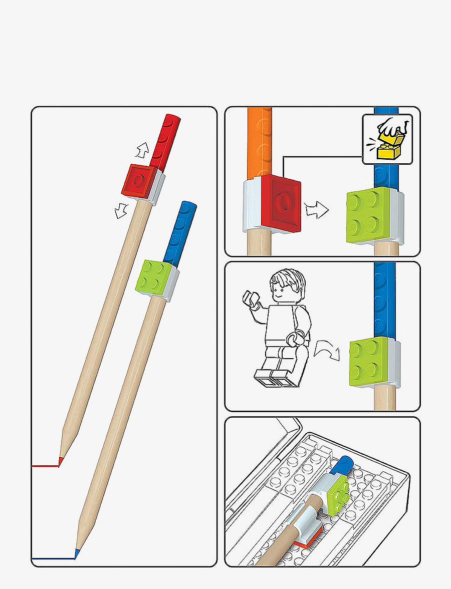 LEGO - LEGO STATIONERY color pencils - crayons - yellow - 4