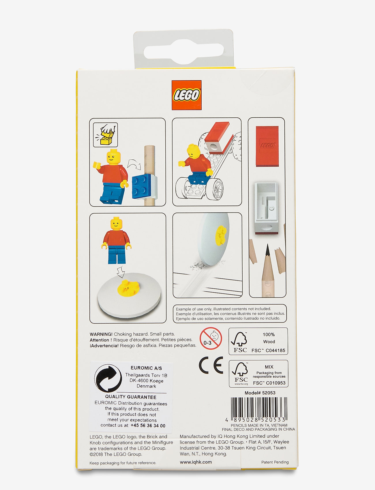 LEGO - LEGO STATIONERY stationery set - pennor - yellow - 1