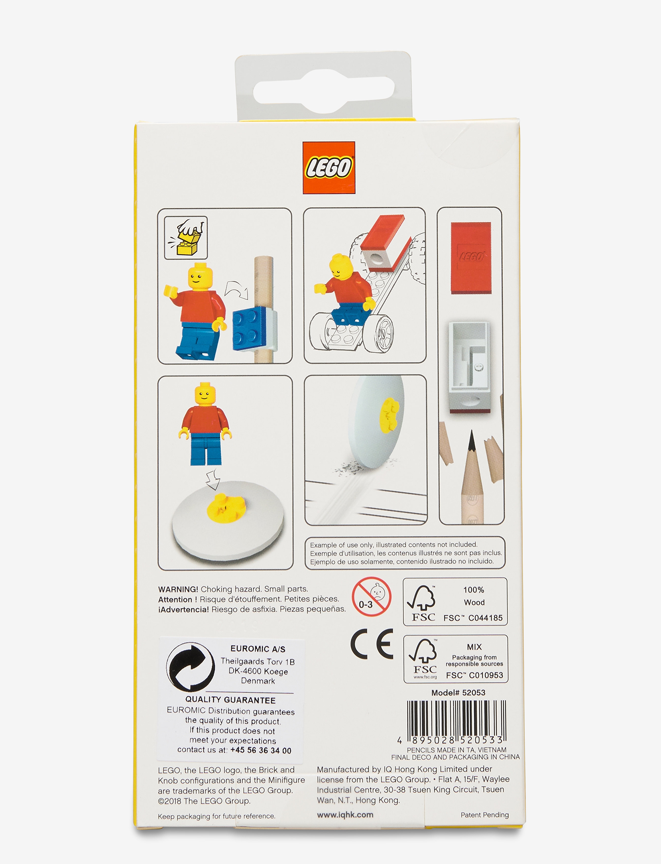 LEGO - LEGO STATIONERY stationery set - pieštukai - yellow - 1