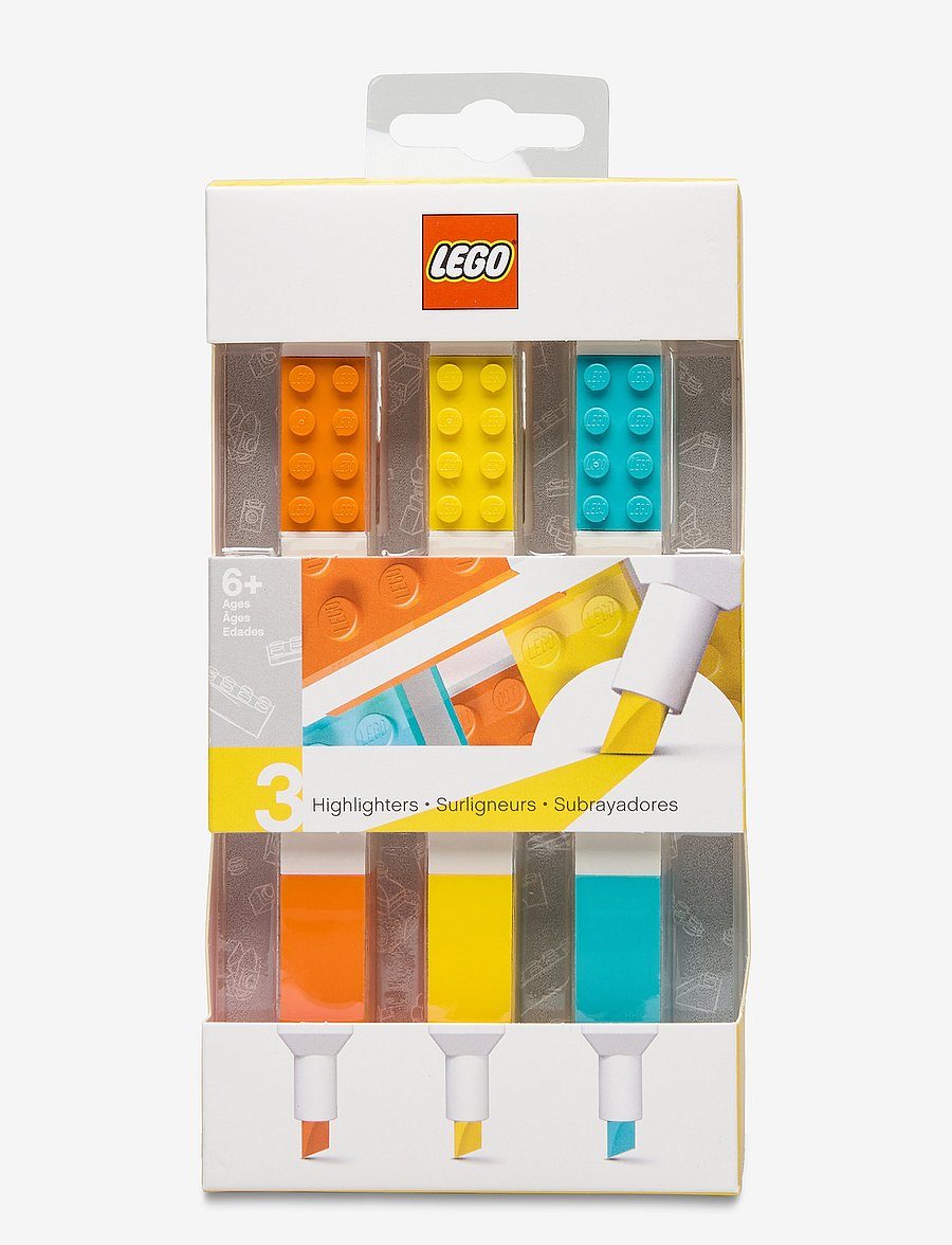 LEGO - LEGO STATIONERY overstregningstusch - blyanter - yellow - 0