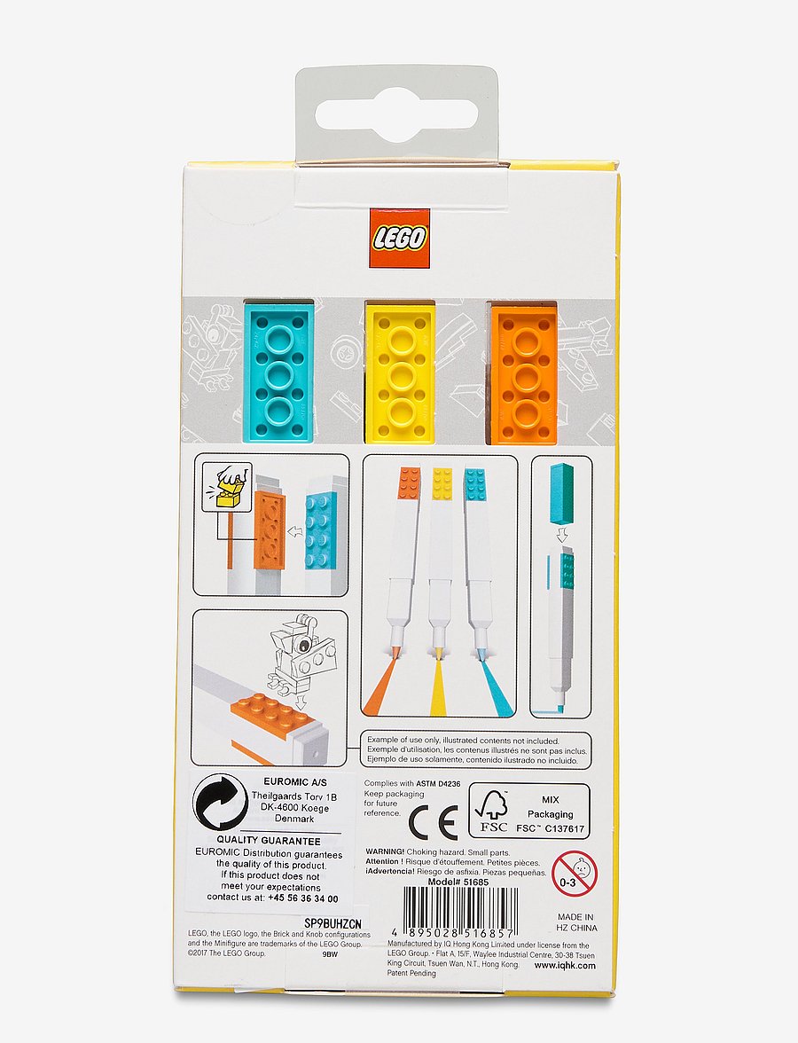 LEGO - LEGO STATIONERY overstregningstusch - blyanter - yellow - 1