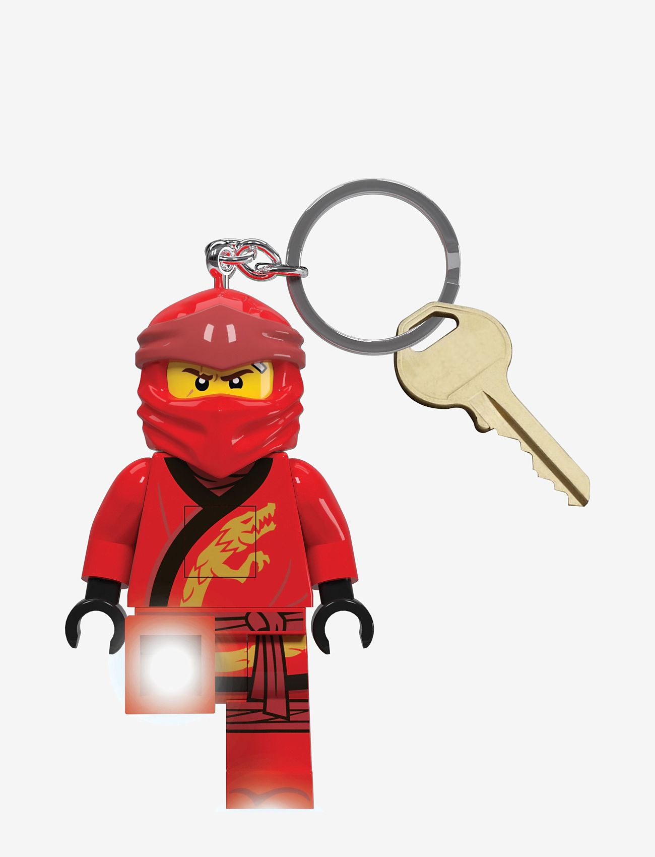 Ninjago - LEGO NINJAGO LEGACY KAI Nøglering med LED-lys - nøgleringe - red - 1