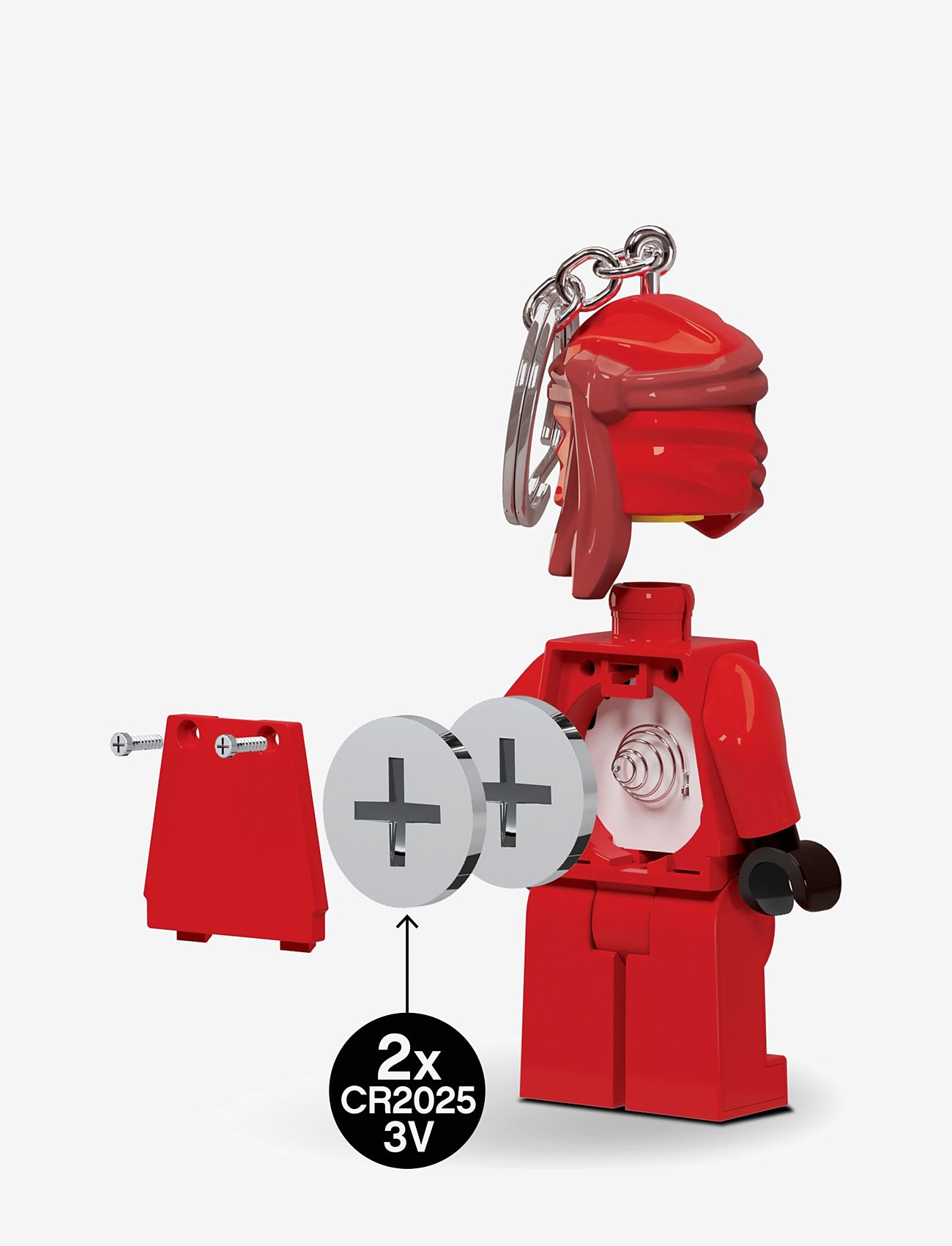 Ninjago - LEGO NINJAGO LEGACY KAI Nøglering med LED-lys - nøgleringe - red - 3