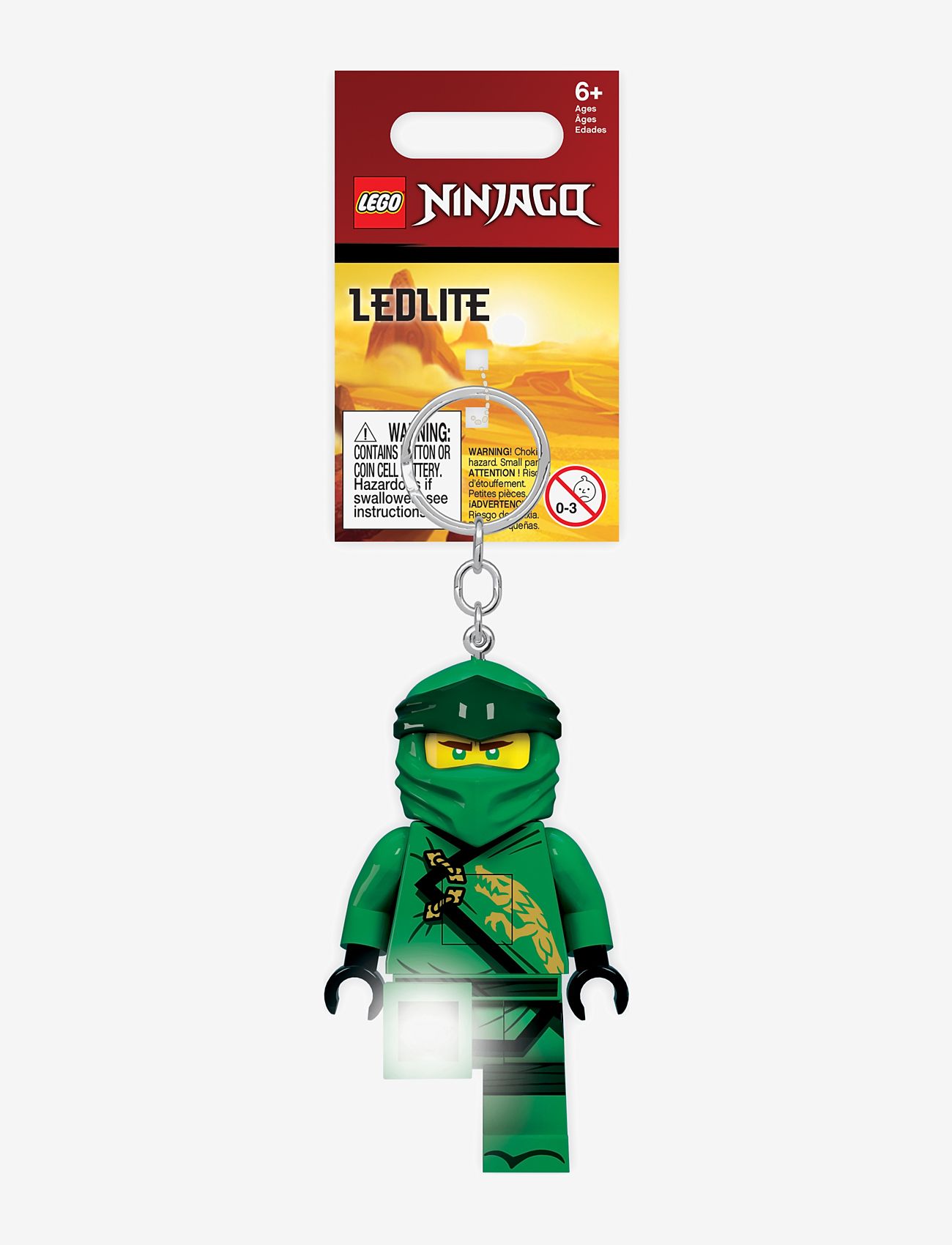 Ninjago - LEGO NINJAGO LEGACY LLOYD Nøglering med LED-lys - green - 1