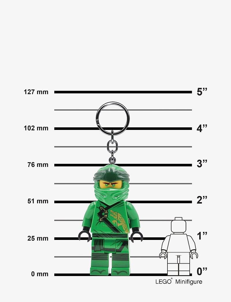 Ninjago - LEGO NINJAGO LEGACY LLOYD Key chain with LED light - schlüsselanhänger - green - 4