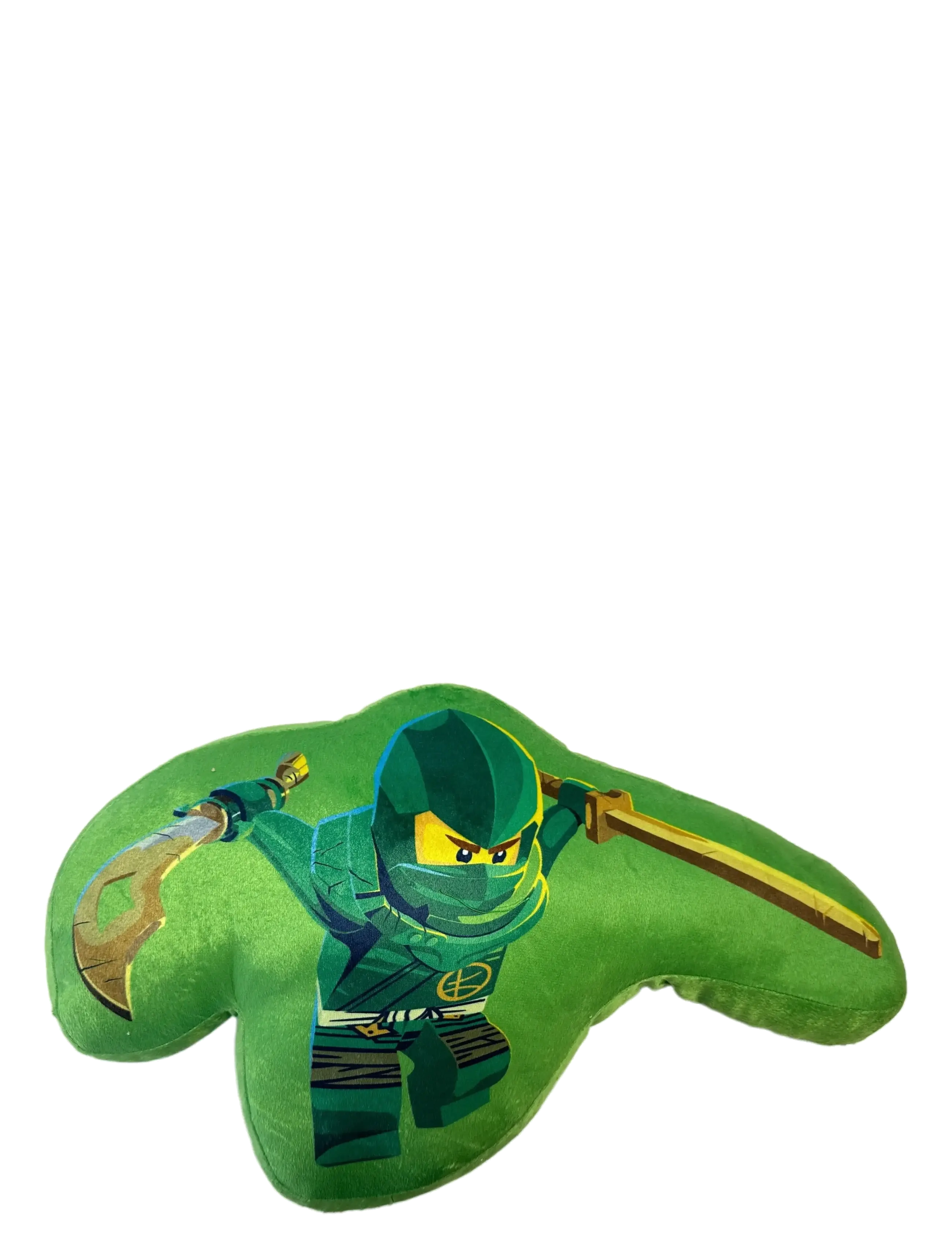 Euromic LEGO® NINJAGO LLOYD, Shaped cushion 40 cm - Kinderzimmer - GREEN / green