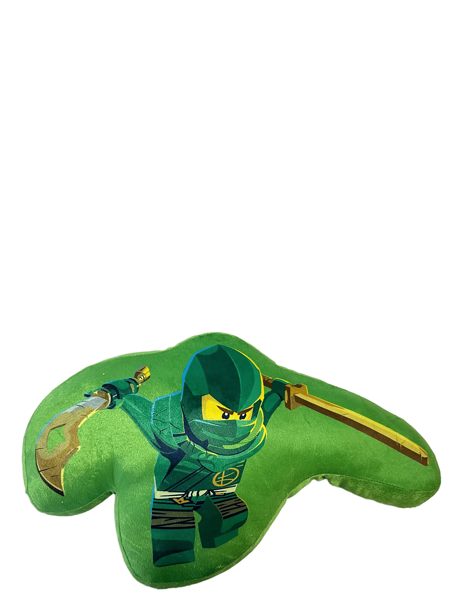 Ninjago - LEGO® NINJAGO LLOYD, Shaped cushion 40 cm - bettdecken und kissen - green - 0