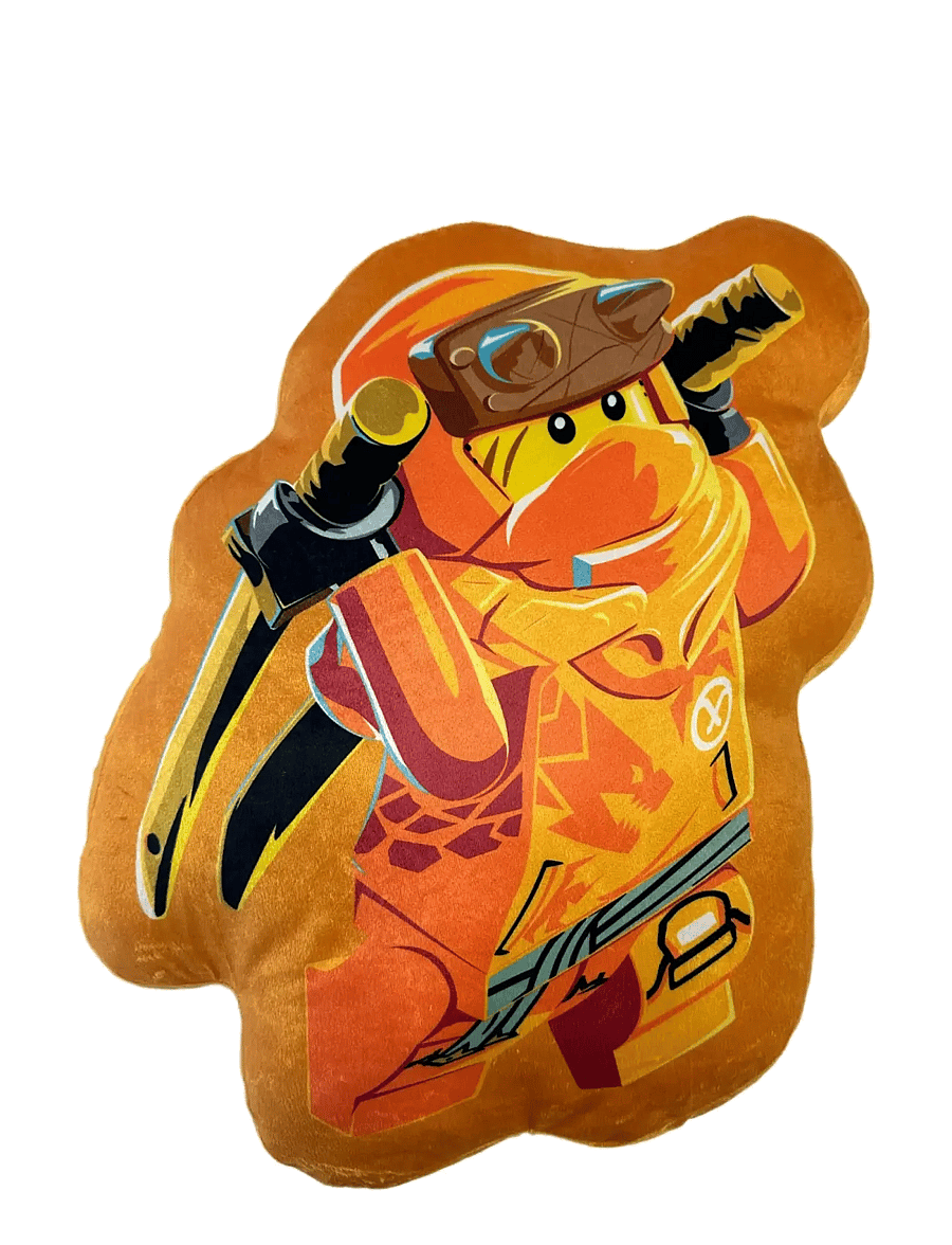 Ninjago - LEGO® NINJAGO ARIN Shaped cushion 40 cm - bettdecken und kissen - yellow - 0