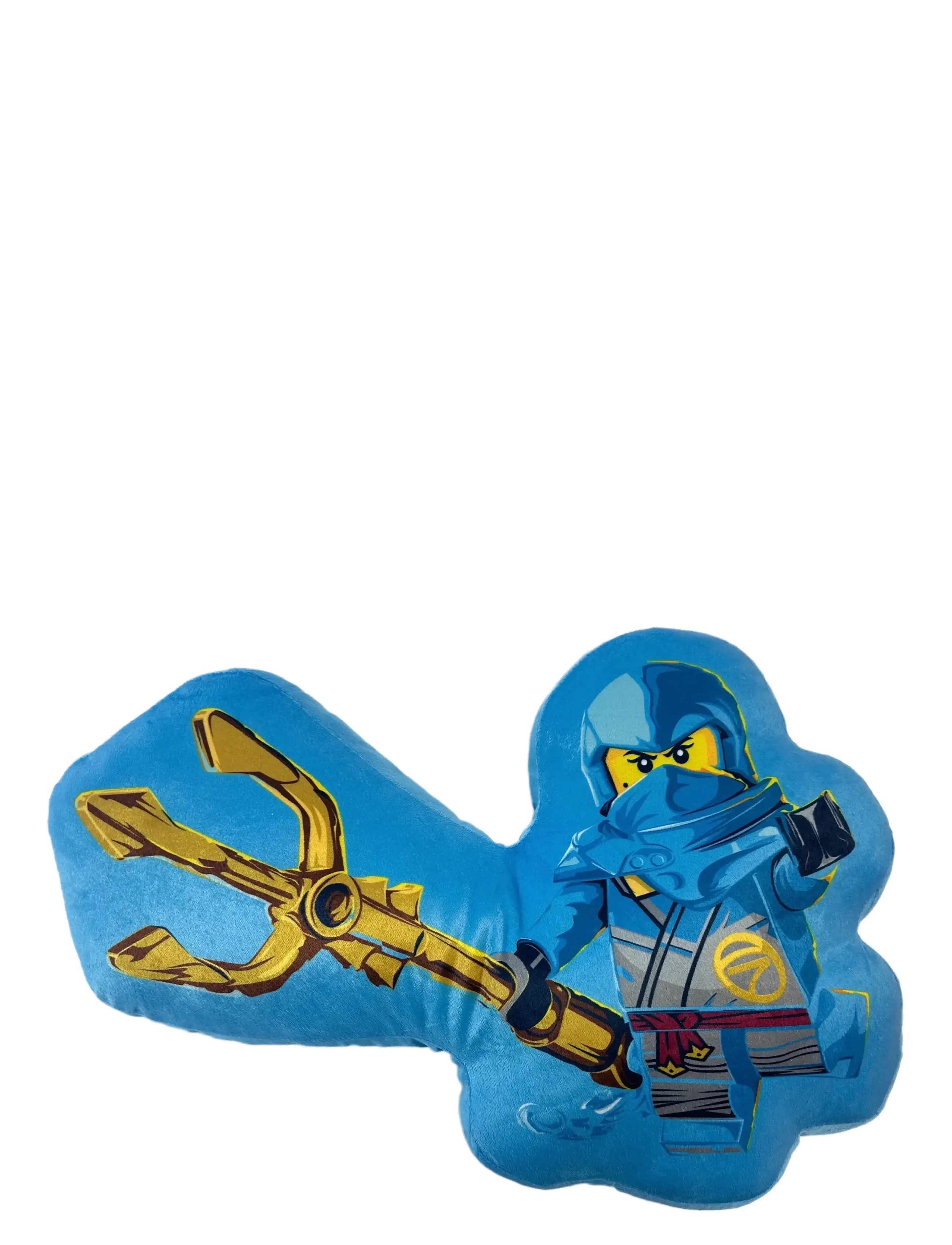 Ninjago Lego Riyu Figurformede Puder, One Size, Sleep Time, Blau - Pillows, Kinder