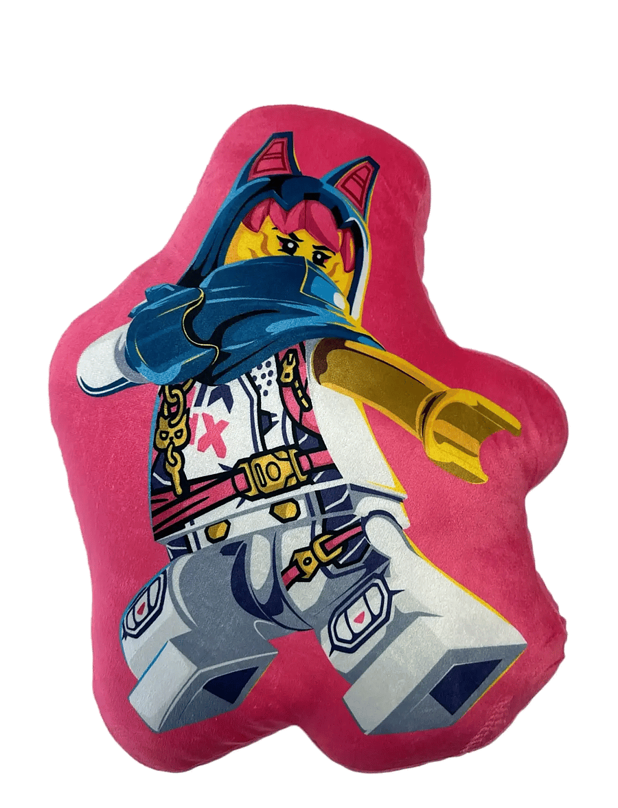 Ninjago - LEGO® NINJAGO SORA Shaped cushion 40 cm - tekid ja padjad - pink - 0