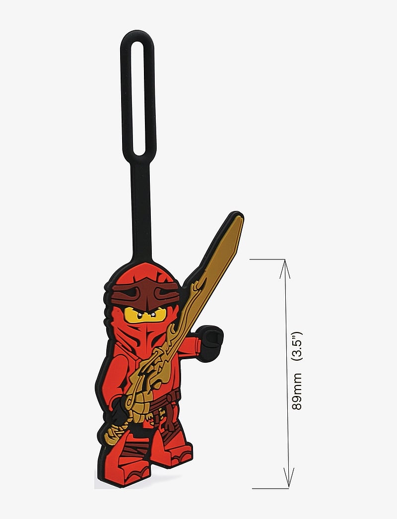 Ninjago - LEGO NINJAGO Bag tag, KAI - zubehör für taschen - red - 1
