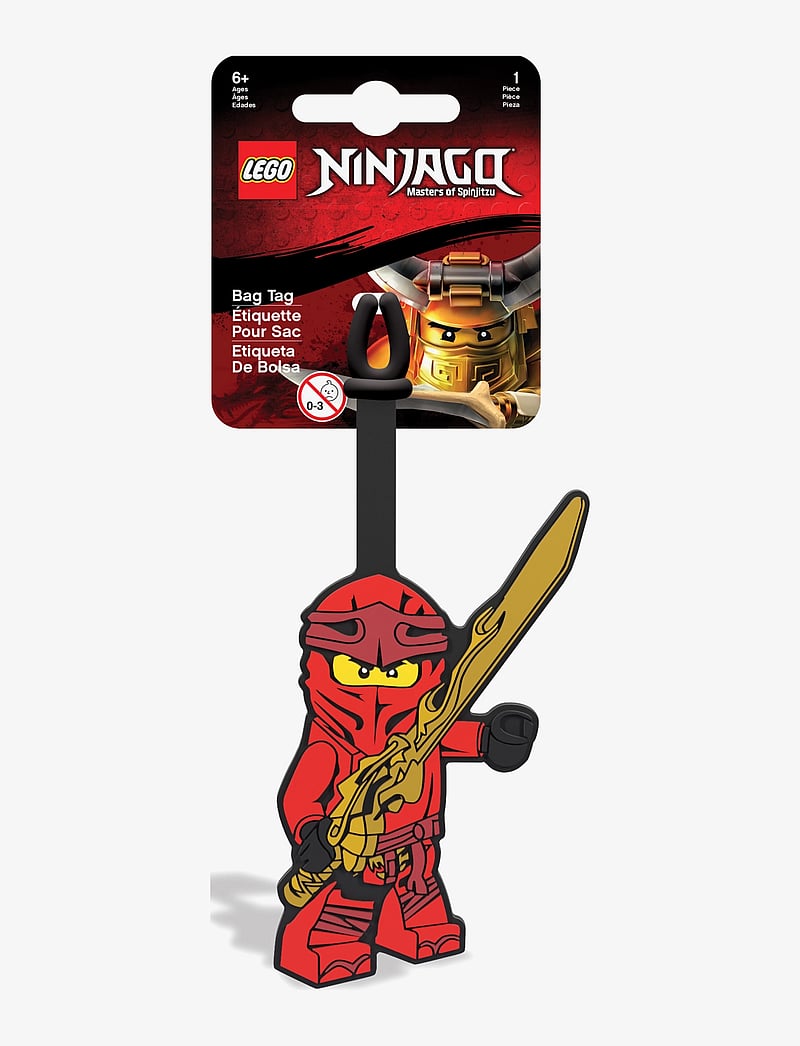 Ninjago - LEGO NINJAGO Bag tag, KAI - zubehör für taschen - red - 3