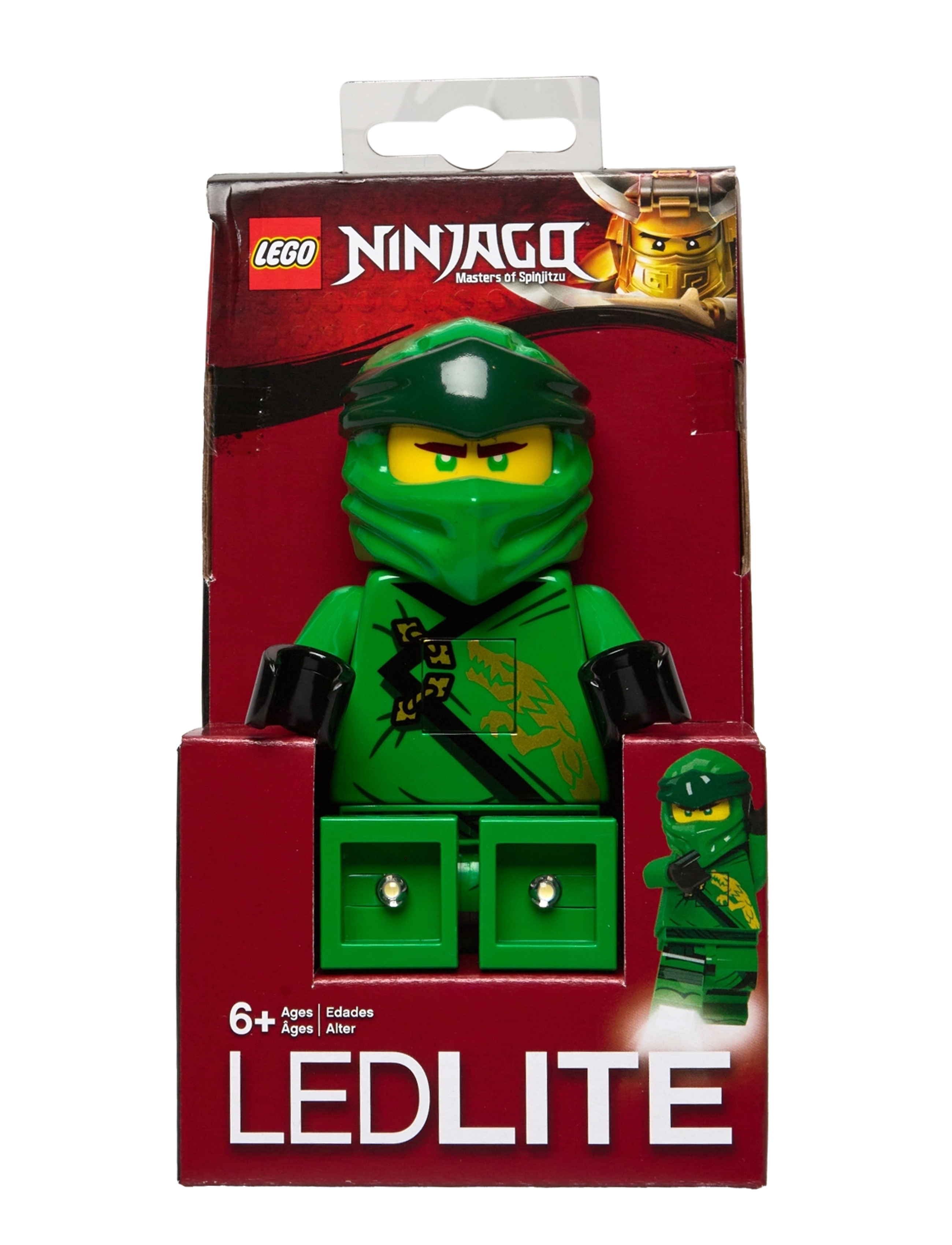 EUROMIC Lego Ninjago, Lommelygte Med Led-Lys, Lloyd 300% Grün - One Size - Kinder