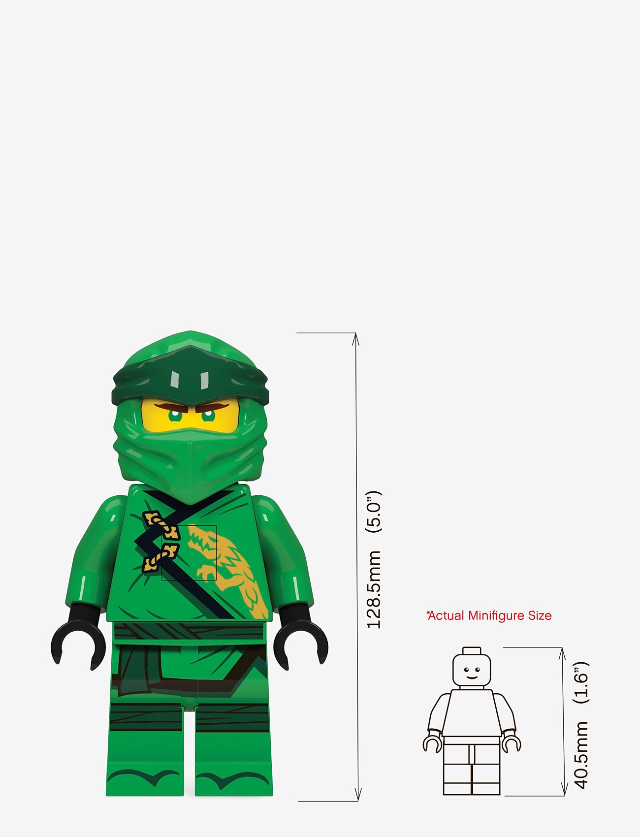 Ninjago - LEGO NINJAGO, Lommelygte med LED-lys, LLOYD 300% - elektronik & media - green - 4