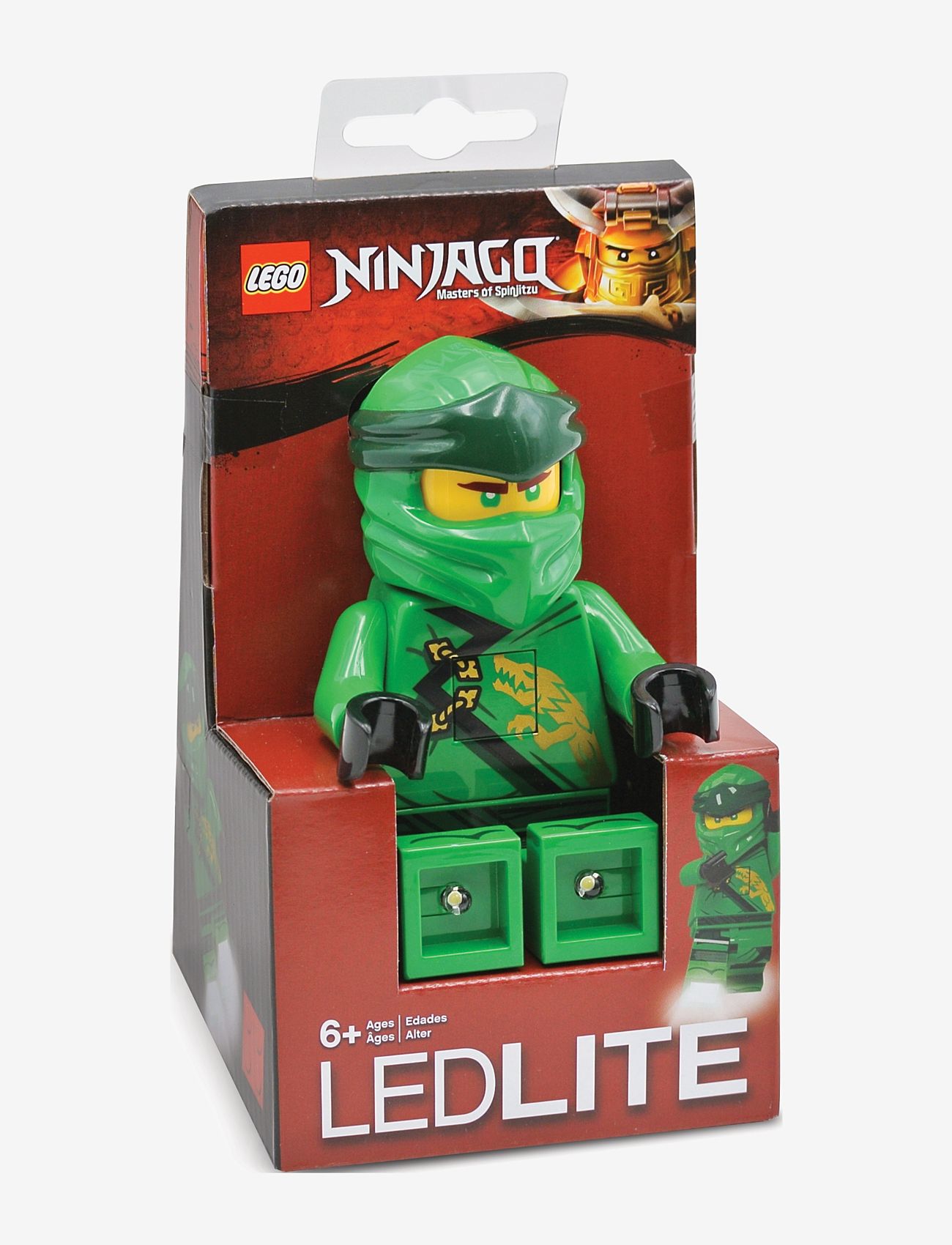 Ninjago - LEGO NINJAGO, Lommelygte med LED-lys, LLOYD 300% - elektronik & media - green - 5
