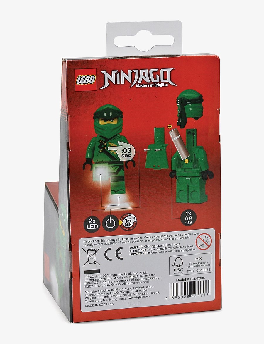 Euromic - LEGO NINJAGO,Torch with LED light, LLOYD 300% - madalaimad hinnad - green - 5
